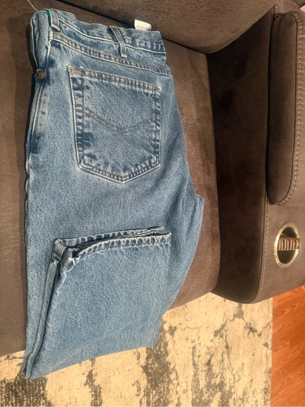Carhartt Men's Light Wash Relaxed Fit Denim Jeans